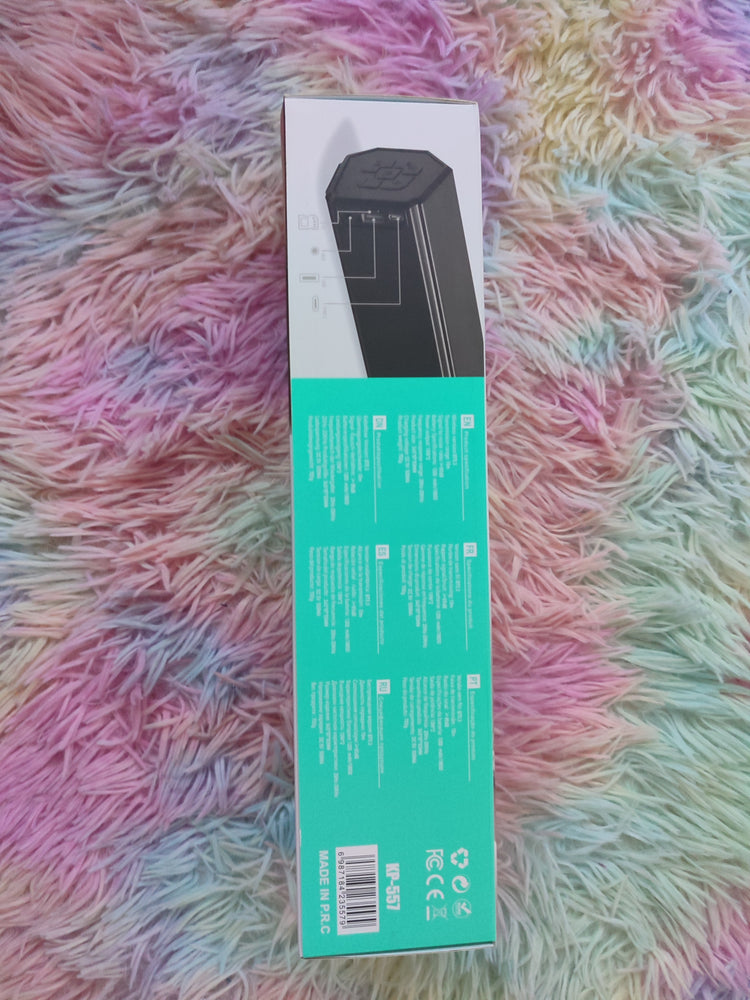 Soundbar 32cm Compacta - Som Surround TV Casa Portugal