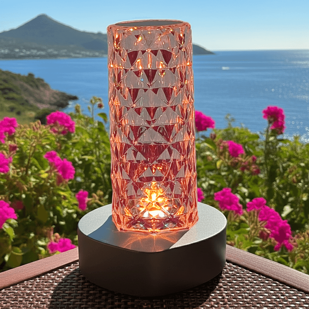 Candeeiro LED RGB - Iluminação Colorida com Controlo Remoto