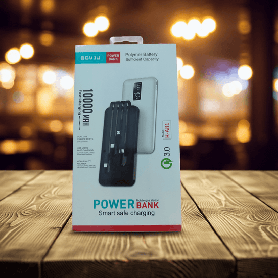 Power Bank 10000mAh - Carregador Portátil Rápido Universal