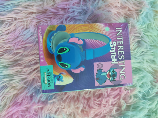 Fones Bluetooth Stitch Disney - Áudio Sem Fios para Crianças